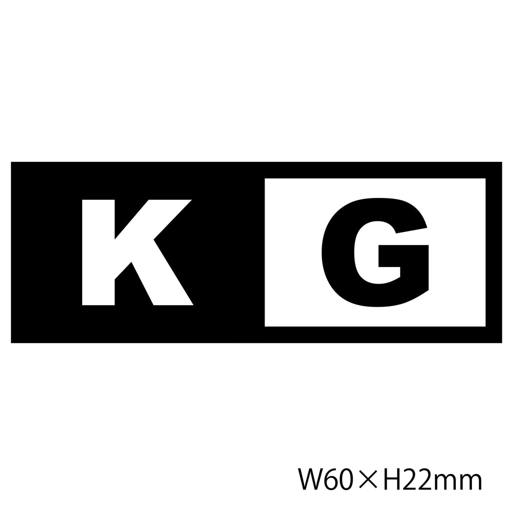 KG MOTORS LOGO STICKER (S-SIZE) - KG ONLINESHOP